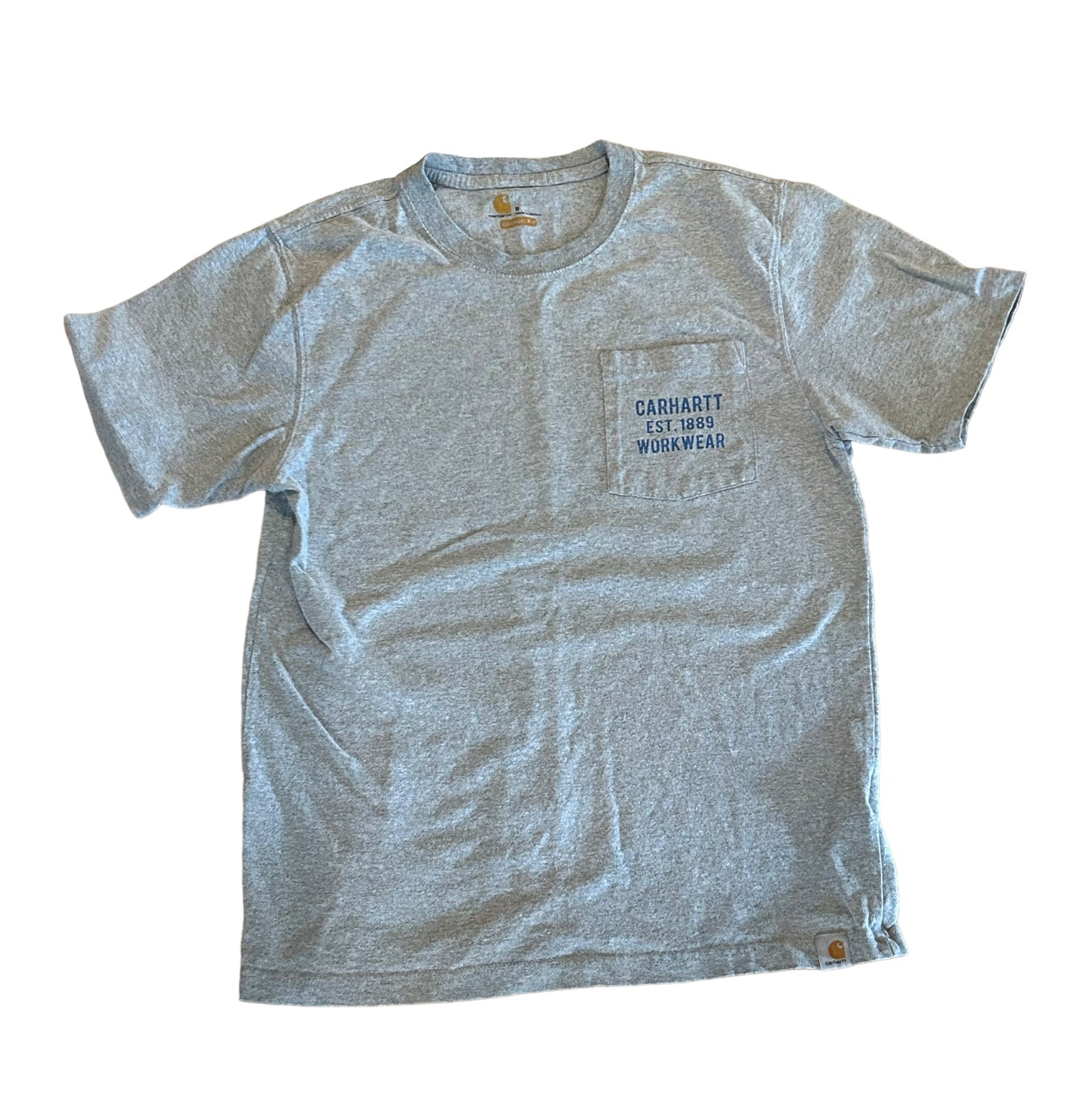 Vintage Grey Carhartt Workwear T-Shirt (S)