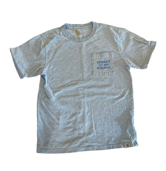 Vintage Grey Carhartt Workwear T-Shirt (S)