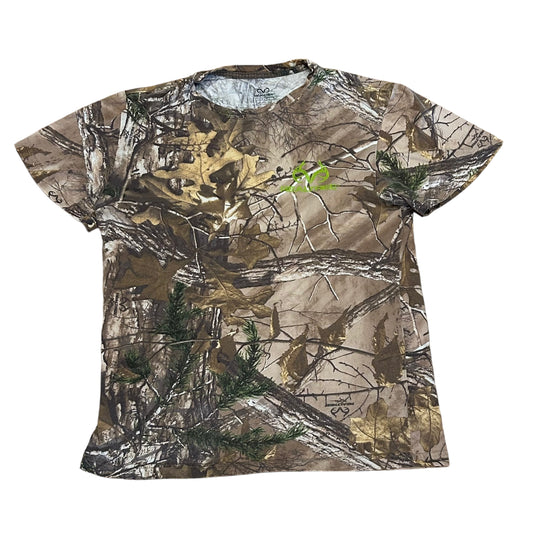 Vintage Realtree Camo Hunting T-Shirt (S)