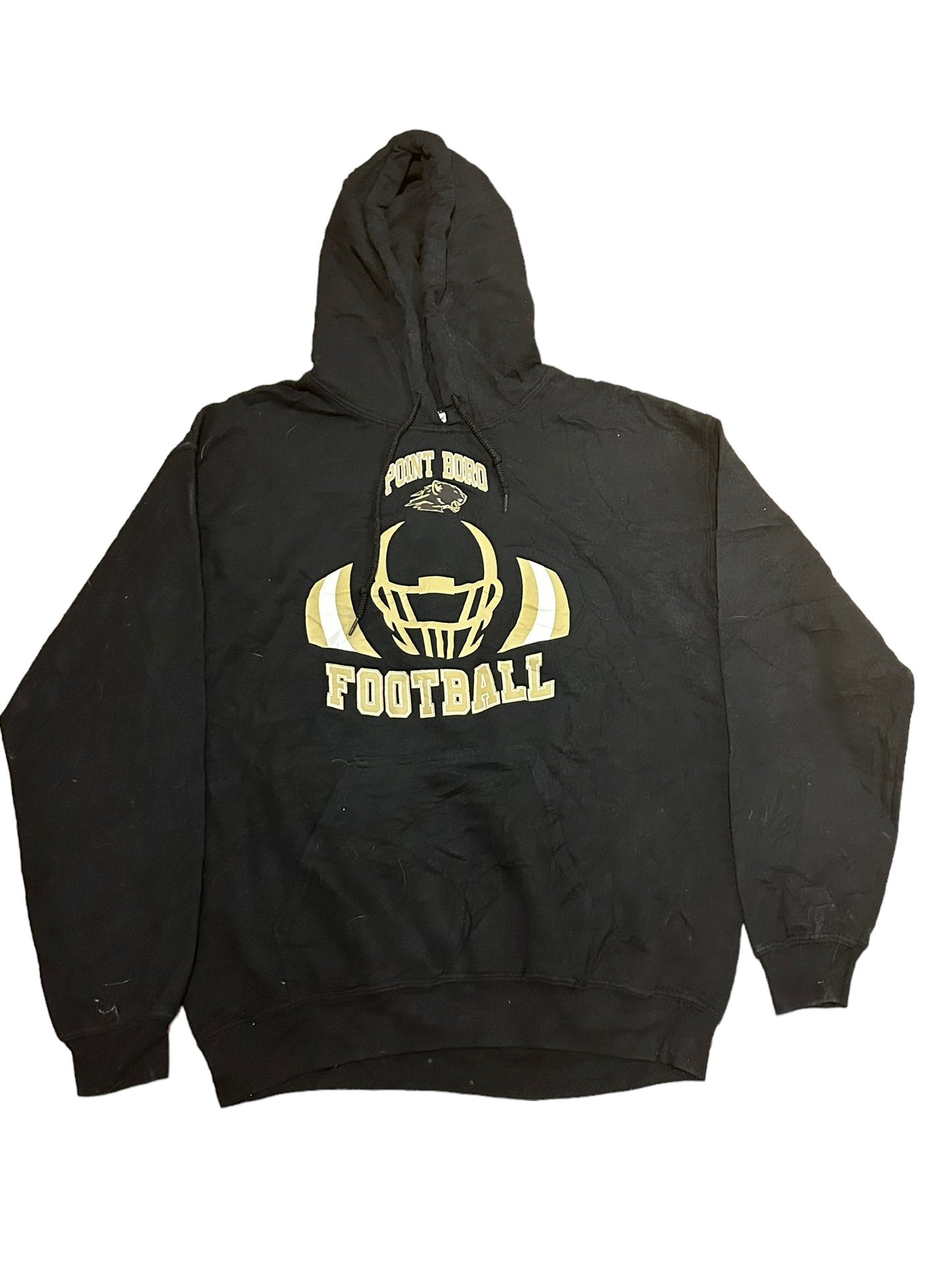 Vintage Point Boro Football Hoodie Size M