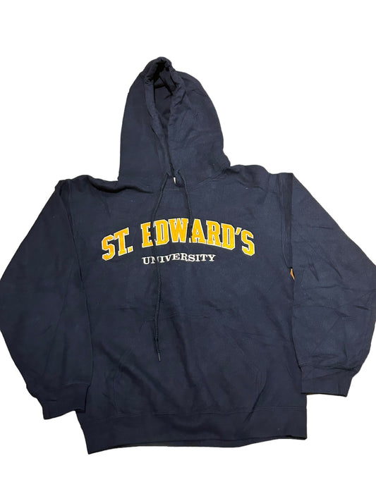 Vintage St Edwards University Hoodie Size Sm