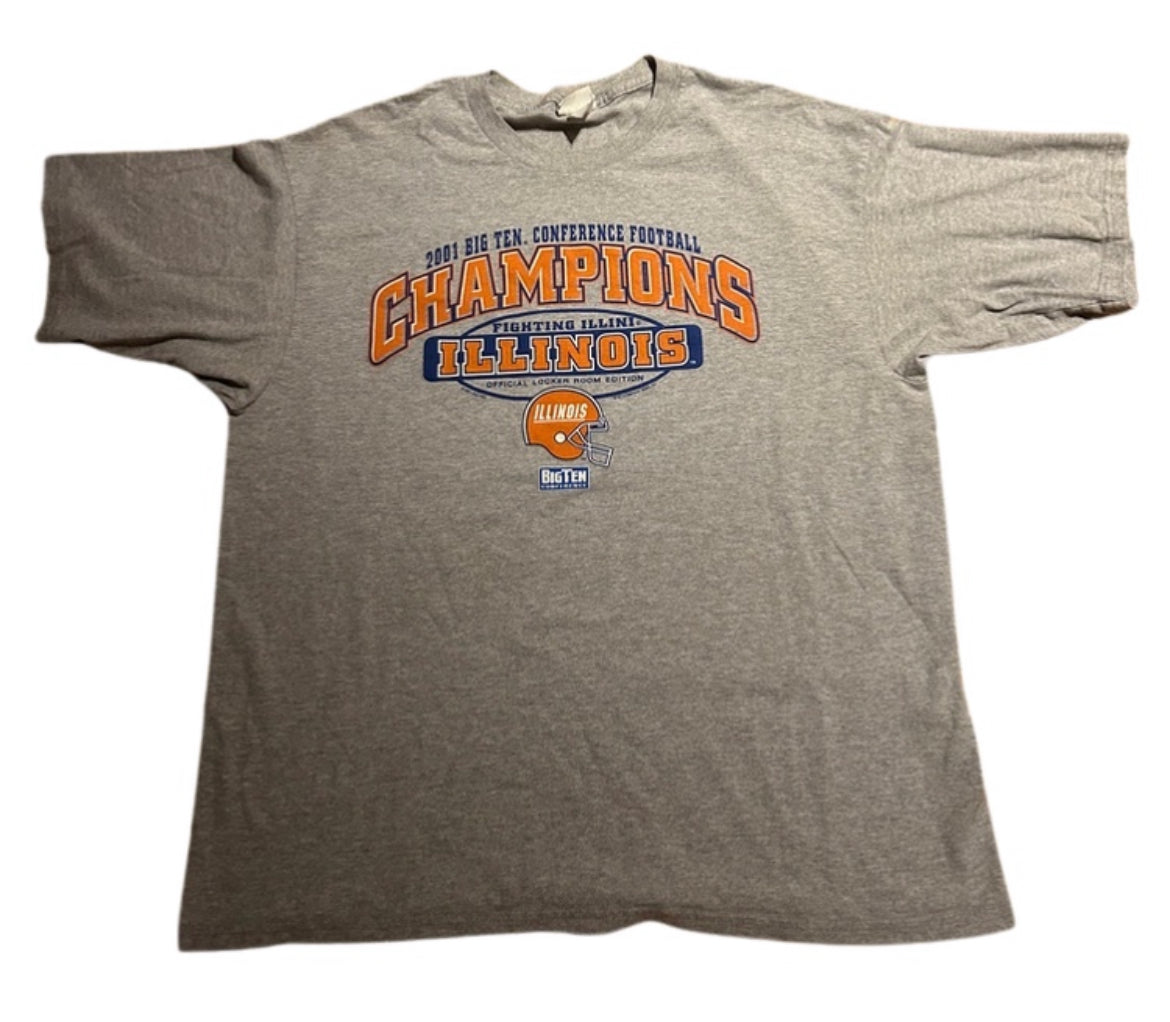 Vintage Illinois Champion T-Shirt Size Xl