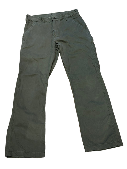 Vintage Green Carhartt Work Pants Relaxed fit W31 L32