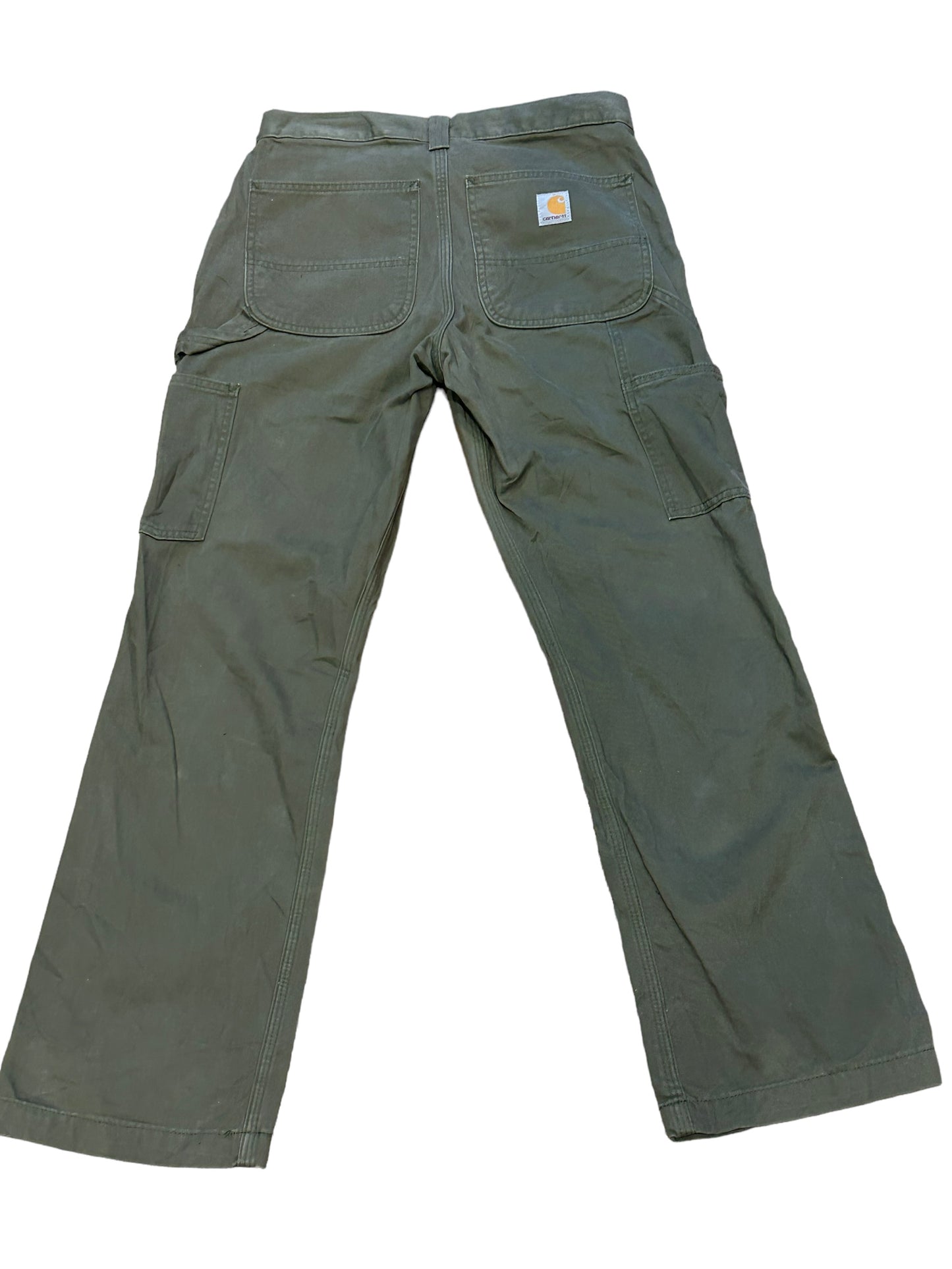 Vintage Green Carhartt Work Pants Relaxed fit W31 L32