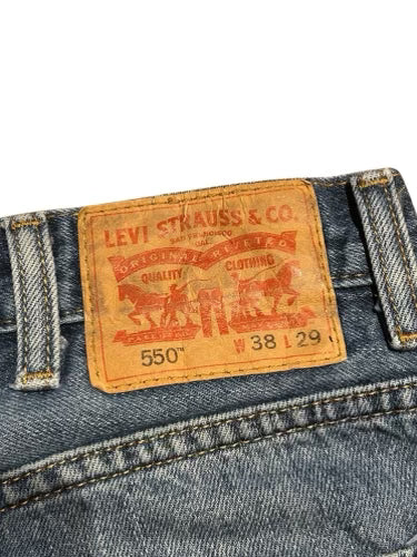 Vintage Levis 550s Medium Wash Relaxed W38 L29