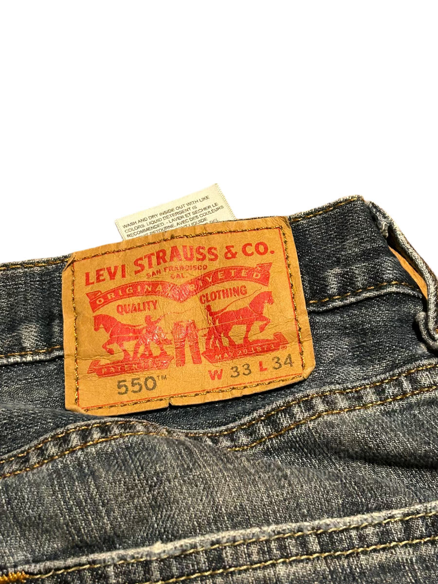 Vintage Levis 550s Relaxed W33 L34